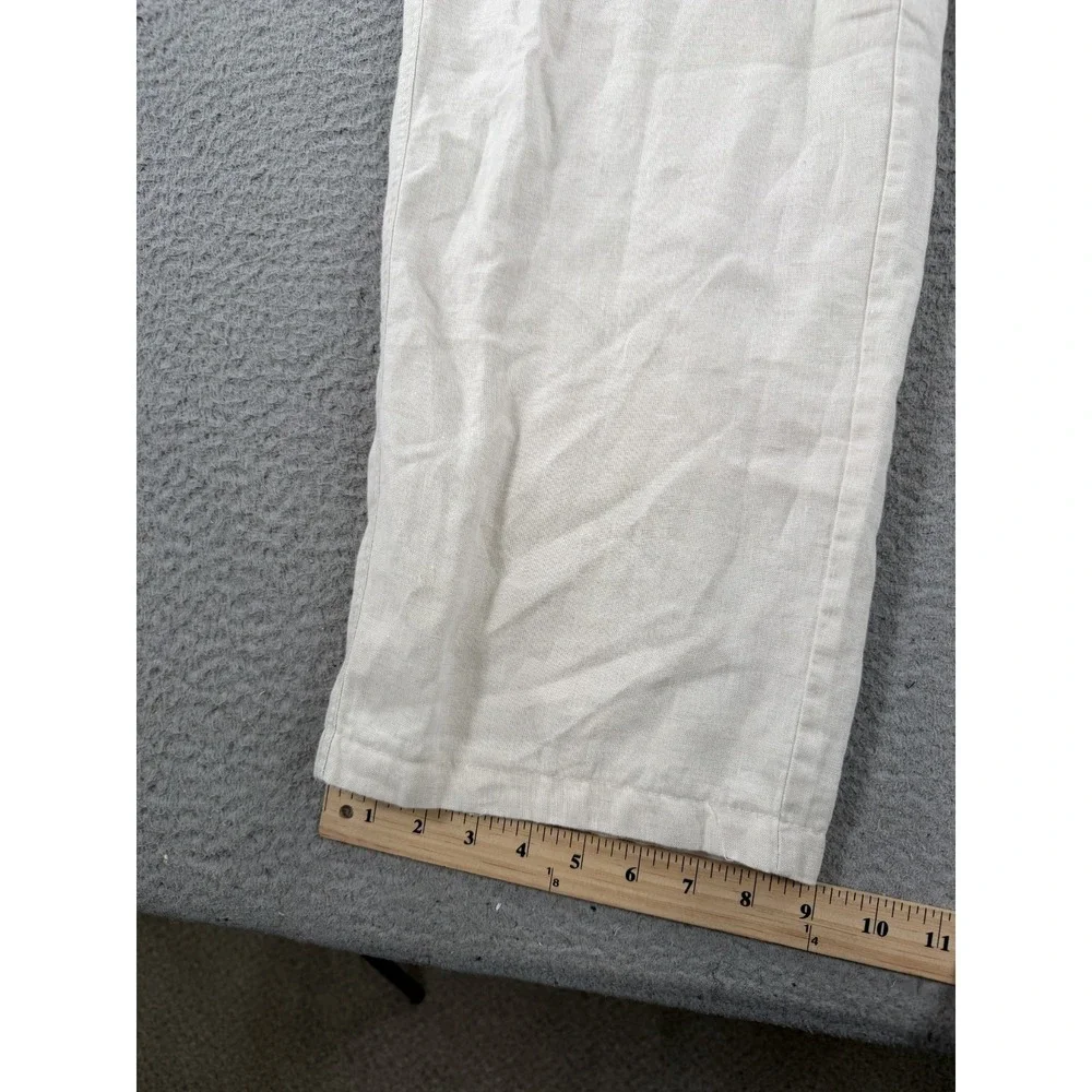 Tommy Bahama Relax Linen Pants Mens Large White Beach Coast Resort Trouser